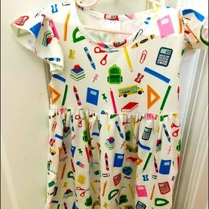 Boutique back to school dress